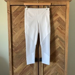 White Athleta Cropped Leggings